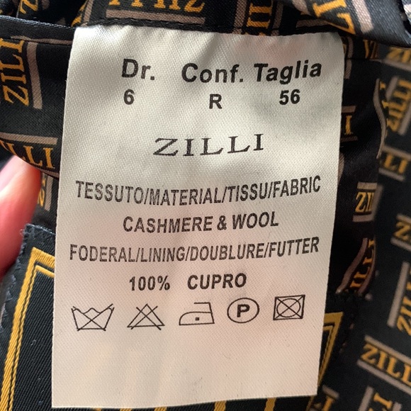 ZILLI Authentic CASHMERE AND WOOL COAT - Picture 15 of 16